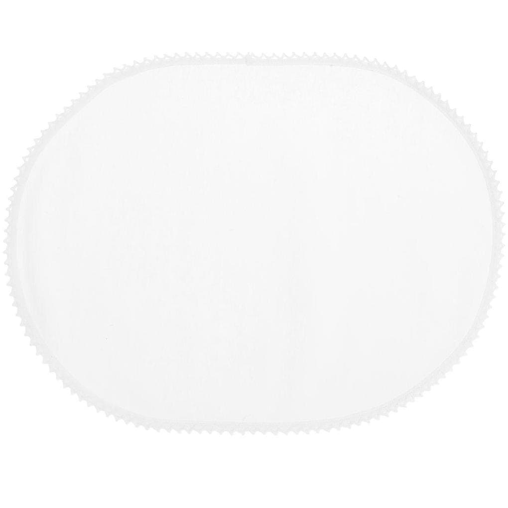 Platzsets mit Spitze, Weiß, Oval, 40 x 30 cm