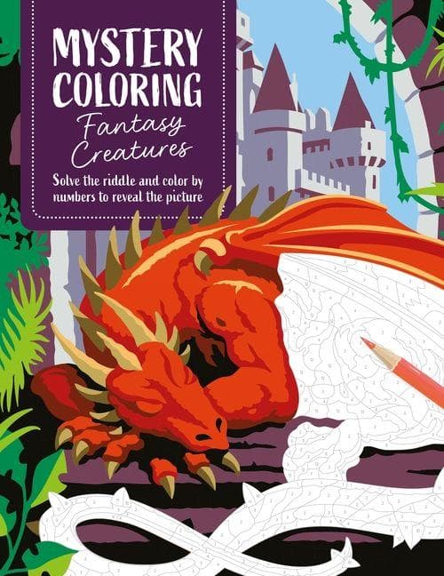 Mystery Coloring Fantasy Creatures