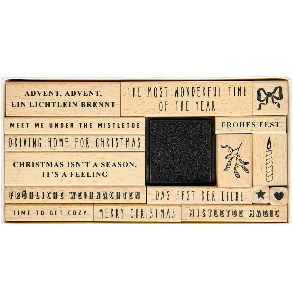 Stempelset Advent Advent, Typo FSC 100%