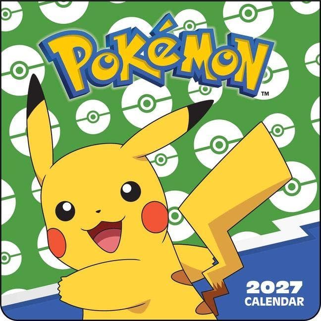 Pokémon 2027 Mini Wall Calendar