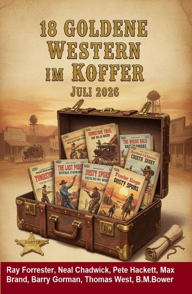 18 Goldene Western im Koffer Juli 2026