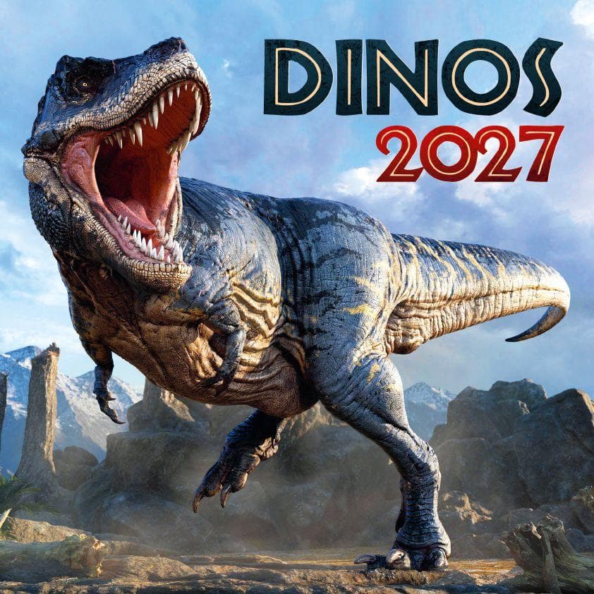Dinos 2027 - Der Dinosaurier Kalender