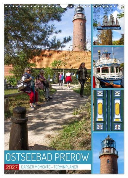Ostseebad Prerow - Ein Darßer Moment - Terminplaner (Wandkalender 2027 DIN A3 hoch), CALVENDO Monatskalender