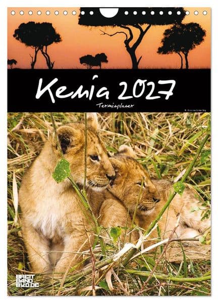 Kenia - Terminplaner (Wandkalender 2027 DIN A4 hoch), CALVENDO Monatskalender