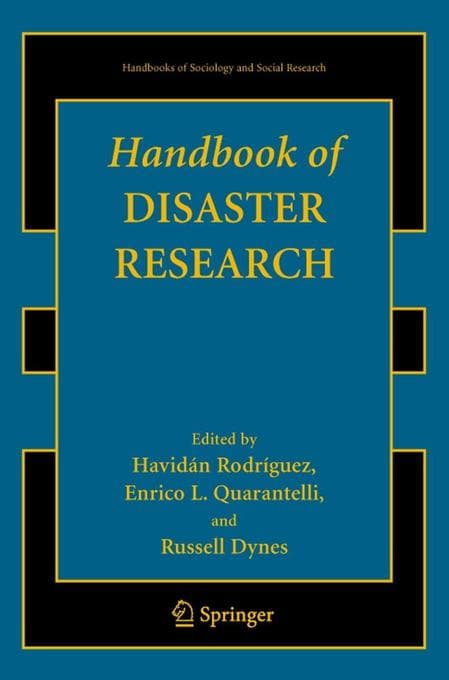 Handbook of Disaster Research