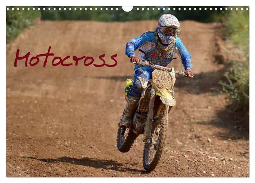 Motocross - Terminplaner (Wandkalender 2027 DIN A3 quer), CALVENDO Monatskalender