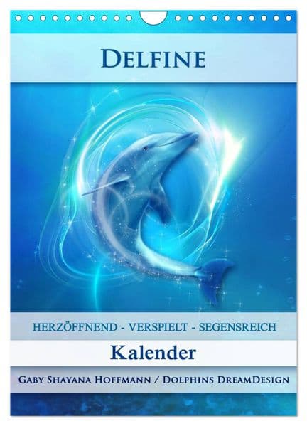 Delfine - Kalender (Wandkalender 2027 DIN A4 hoch), CALVENDO Monatskalender