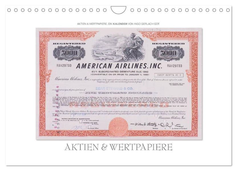 Aktien & Wertpapiere (Wandkalender 2027 DIN A4 quer), CALVENDO Monatskalender
