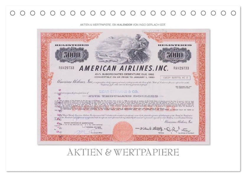 Aktien & Wertpapiere (Tischkalender 2027 DIN A5 quer), CALVENDO Monatskalender