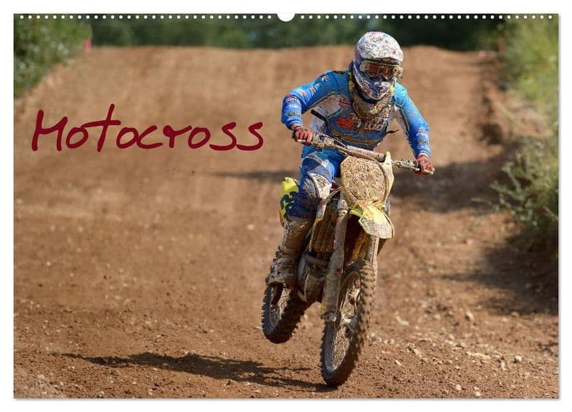 Motocross - Terminplaner (Wandkalender 2027 DIN A2 quer), CALVENDO Monatskalender