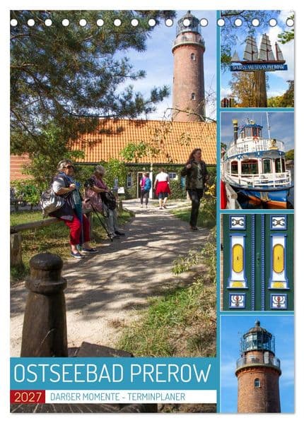 Ostseebad Prerow - Ein Darßer Moment - Terminplaner (Tischkalender 2027 DIN A5 hoch), CALVENDO Monatskalender