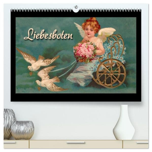 Liebesboten (hochwertiger Premium Wandkalender 2027 DIN A2 quer), Kunstdruck in Hochglanz
