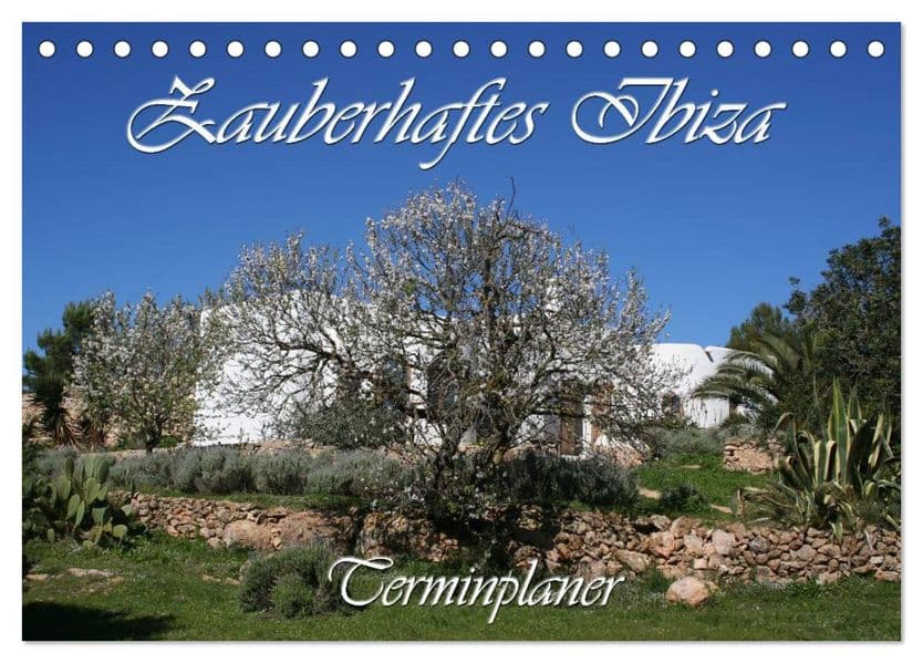 Zauberhaftes Ibiza - Terminplaner (Tischkalender 2027 DIN A5 quer), CALVENDO Monatskalender