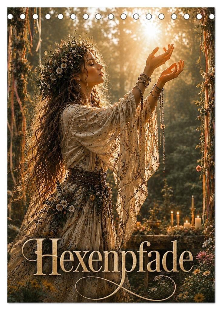 Hexenpfade (Tischkalender 2027 DIN A5 hoch), CALVENDO Monatskalender