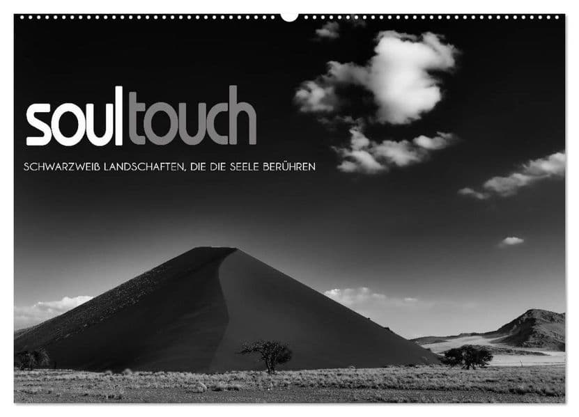 Soultouch - Schwarzweiß Landschaften, die die Seele berühren (Wandkalender 2027 DIN A2 quer), CALVENDO Monatskalender