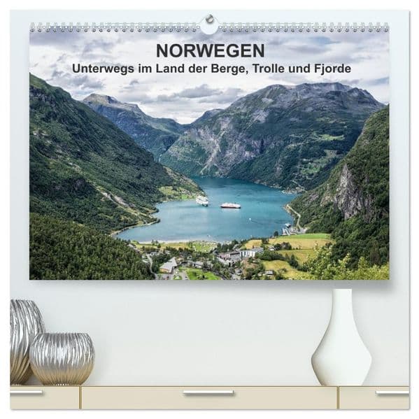 Norwegen - Unterwegs im Land der Berge, Trolle und Fjorde (hochwertiger Premium Wandkalender 2027 DIN A2 quer), Kunstdruck in Hochglanz