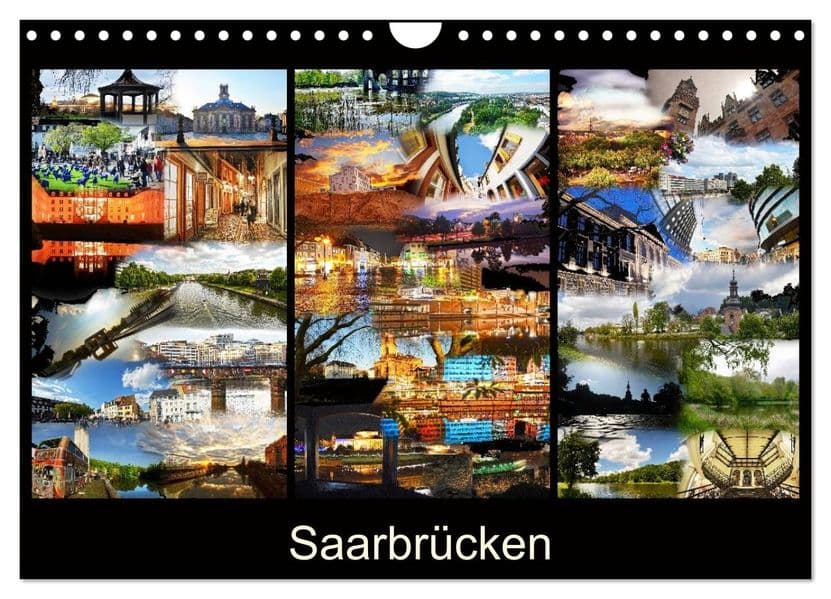 Saarbrücken (Wandkalender 2027 DIN A4 quer), CALVENDO Monatskalender