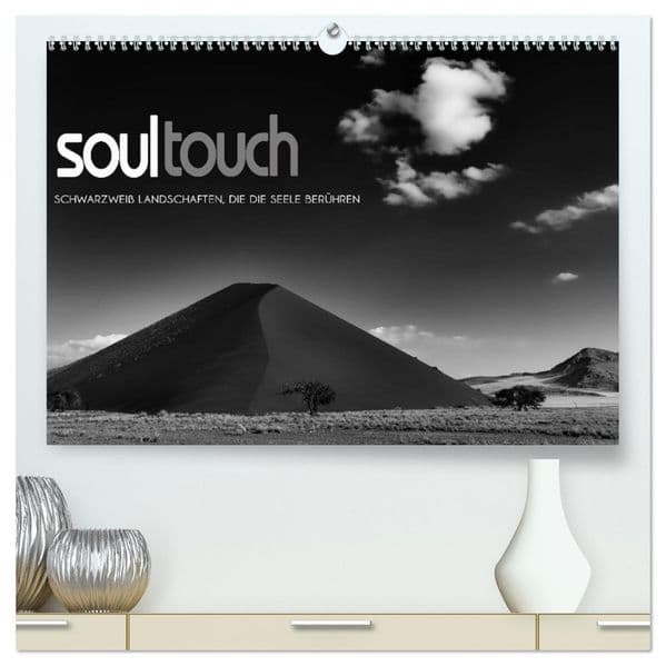 Soultouch - Schwarzweiß Landschaften, die die Seele berühren (hochwertiger Premium Wandkalender 2027 DIN A2 quer), Kunstdruck in Hochglanz