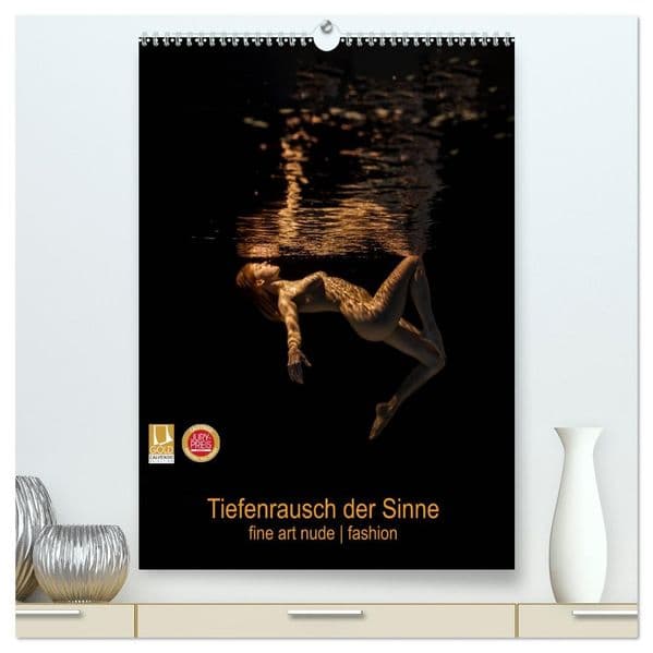 Tiefenrausch der Sinne (hochwertiger Premium Wandkalender 2027 DIN A2 hoch), Kunstdruck in Hochglanz: Fotokalender von Frauen unter Wasser