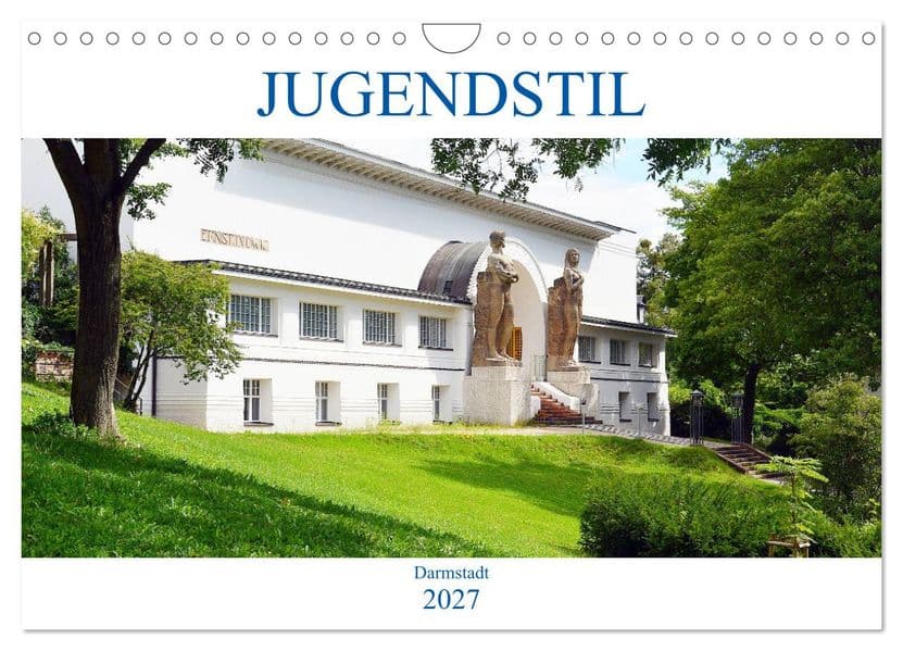 Jugendstil - Darmstadt (Wandkalender 2027 DIN A4 quer), CALVENDO Monatskalender