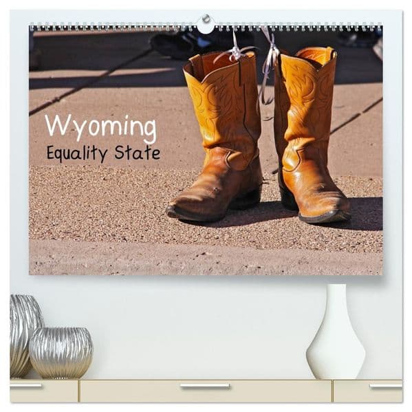 Wyoming Equality State (hochwertiger Premium Wandkalender 2027 DIN A2 quer), Kunstdruck in Hochglanz