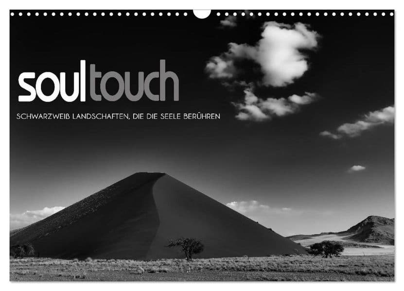 Soultouch - Schwarzweiß Landschaften, die die Seele berühren (Wandkalender 2027 DIN A3 quer), CALVENDO Monatskalender