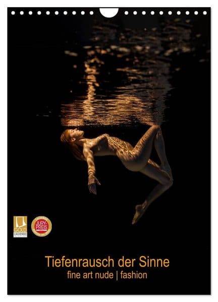 Tiefenrausch der Sinne (Wandkalender 2027 DIN A4 hoch), CALVENDO Monatskalender: Fotokalender von Frauen unter Wasser