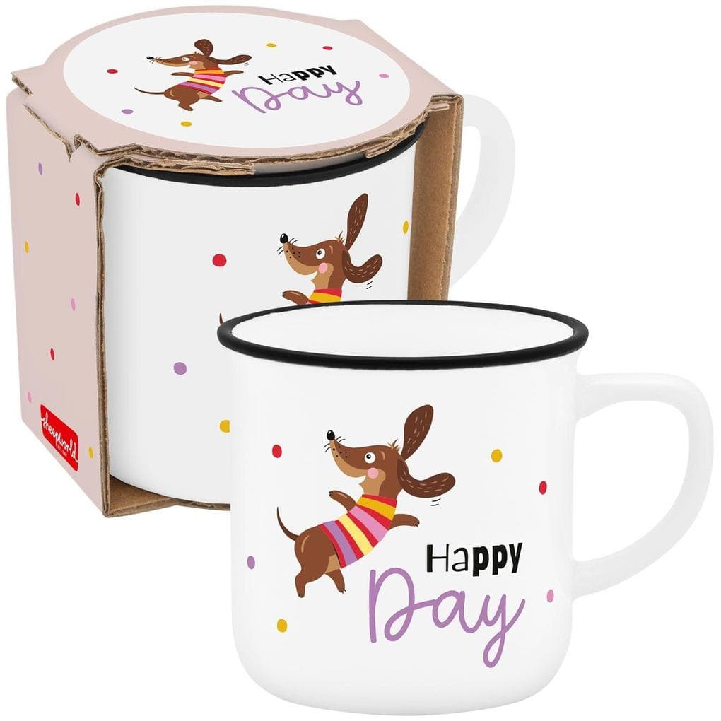 Espressotasse Dackel "Happy Day