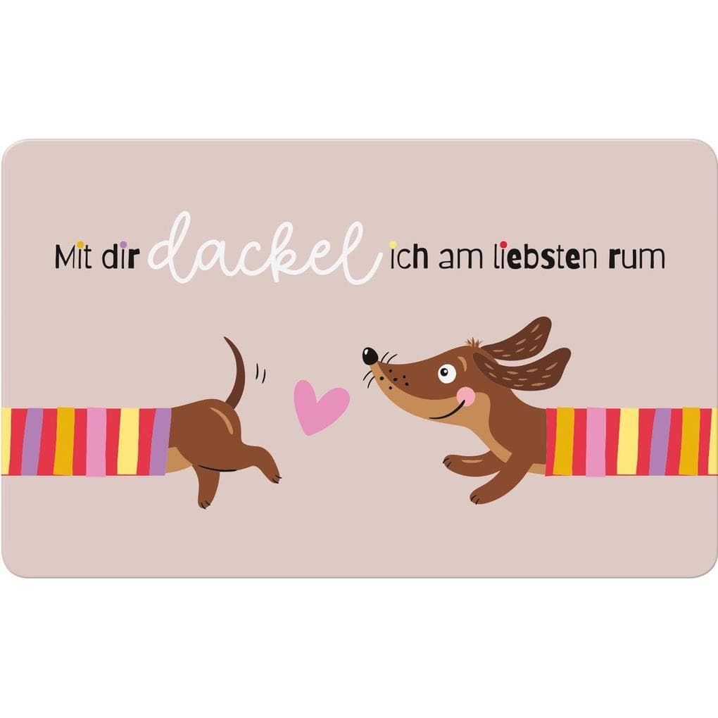 Schneidebrett Dackel
