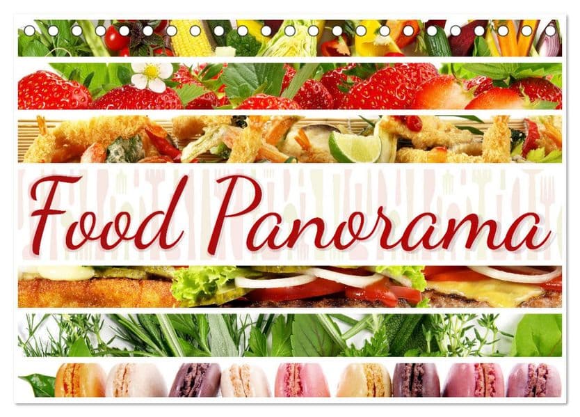 Food Panorama - Küchenkalender 2027 (Tischkalender 2027 DIN A5 quer), CALVENDO Monatskalender