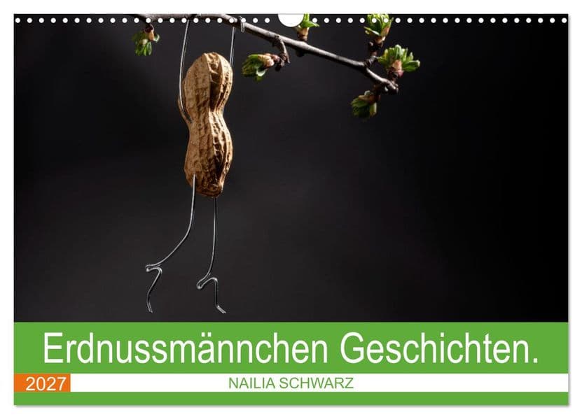 Erdnussmännchen Geschichten. (Wandkalender 2027 DIN A3 quer), CALVENDO Monatskalender