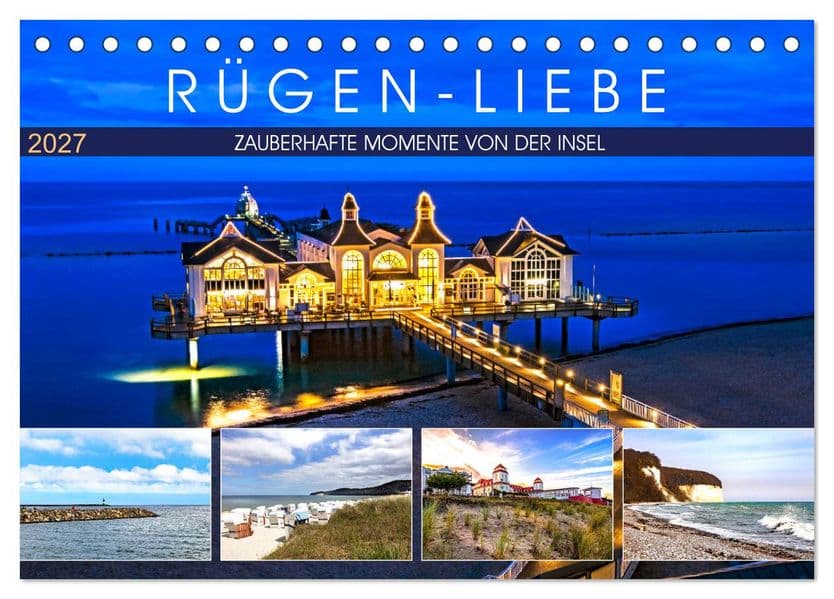 RÜGEN-LIEBE (Tischkalender 2027 DIN A5 quer), CALVENDO Monatskalender