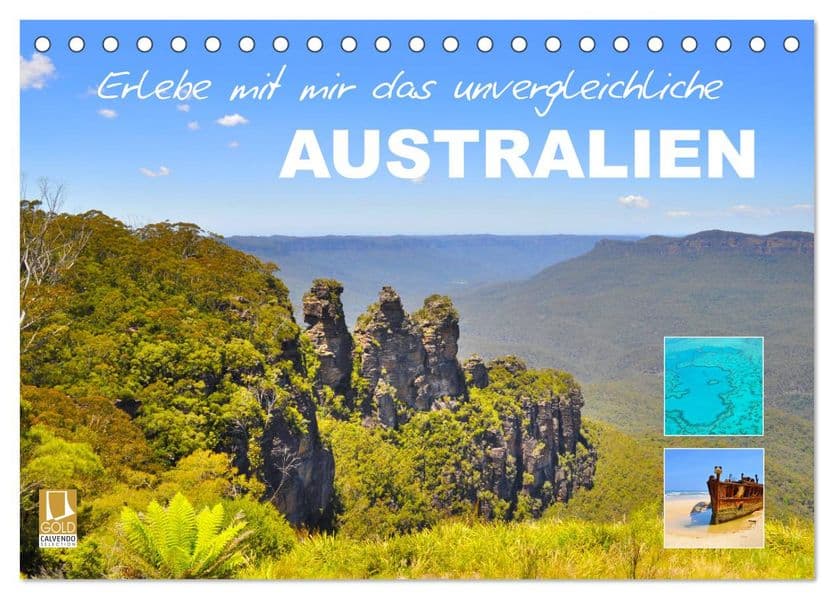 Erlebe mit mir das unvergleichliche Australien (Tischkalender 2027 DIN A5 quer), CALVENDO Monatskalender