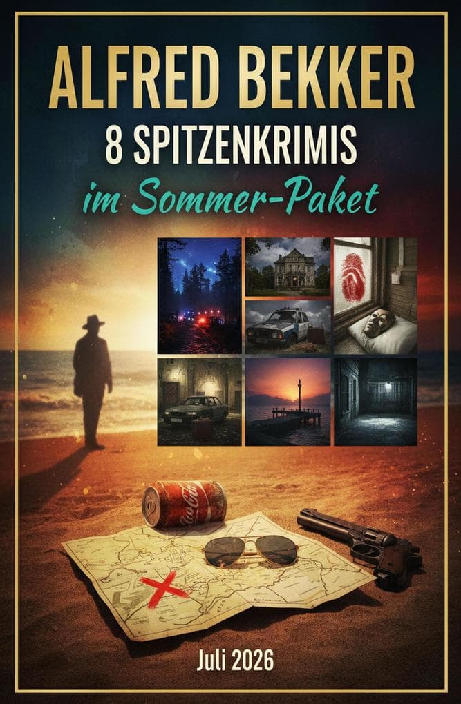 8 Spitzenkrimis im Sommer-Paket Juli 2026