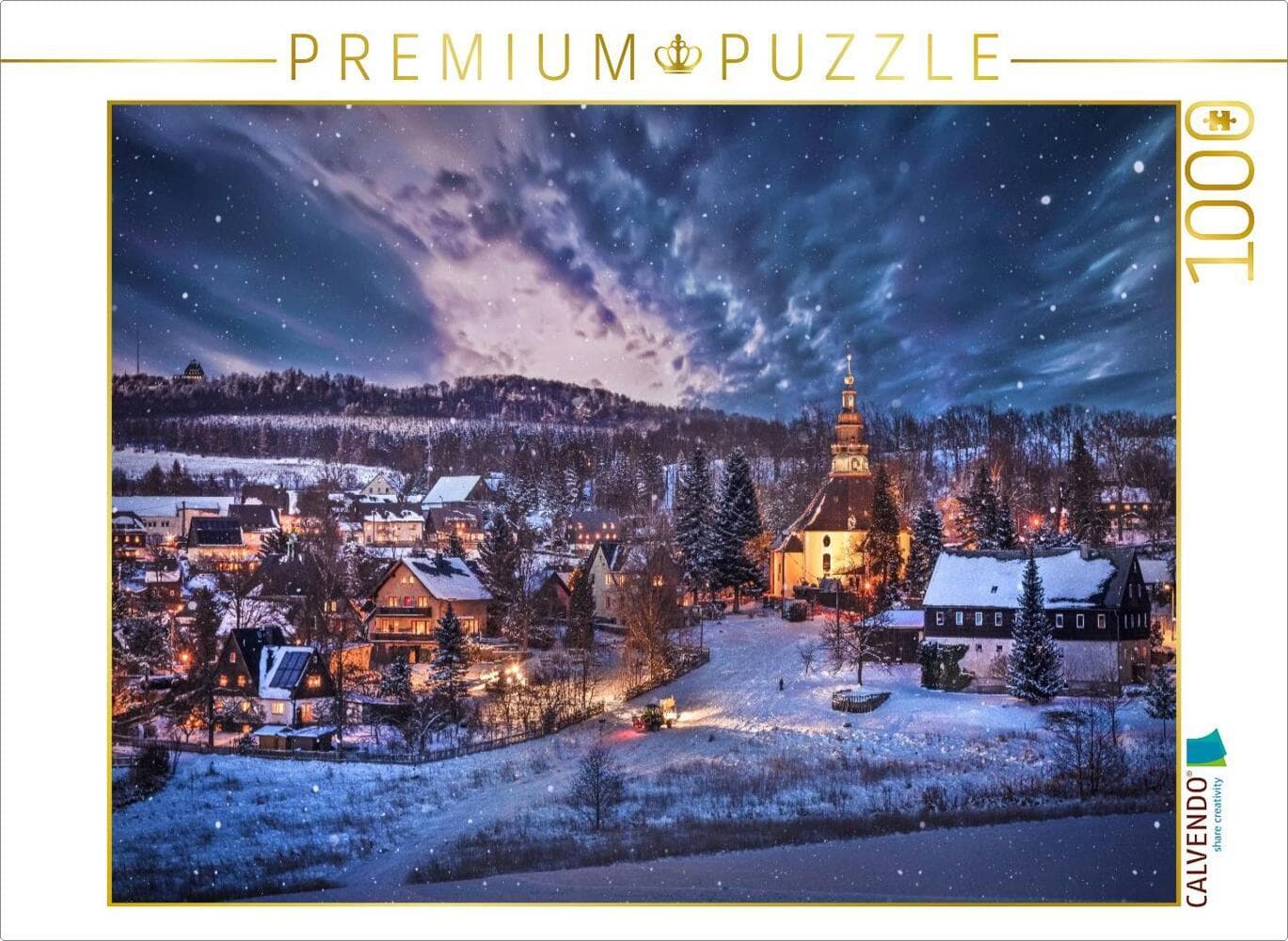 CALVENDO Puzzle Weihnachten in Seiffen | 1000 Teile Lege-Größe 64x48cm Foto-Puzzle für glückliche Stunden