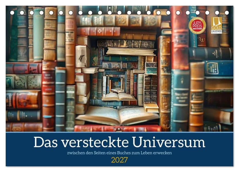 Das versteckte Universum (Tischkalender 2027 DIN A5 quer), CALVENDO Monatskalender