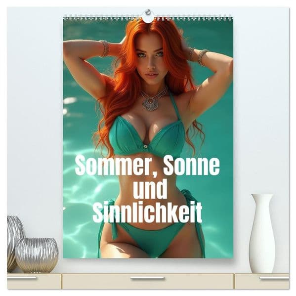 Sommer, Sonne und Sinnlichkeit (hochwertiger Premium Wandkalender 2027 DIN A2 hoch), Kunstdruck in Hochglanz: Wunderschöne sommerliche Bikini-Schönheiten