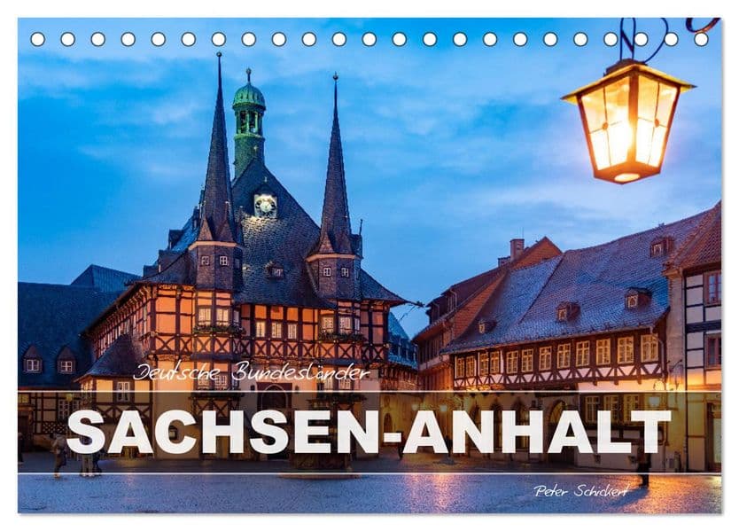 Deutsche Bundesländer - Sachsen-Anhalt (Tischkalender 2027 DIN A5 quer), CALVENDO Monatskalender