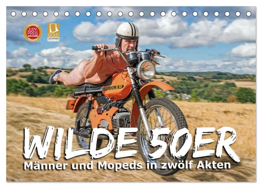 Wilde50er (Tischkalender 2027 DIN A5 quer), CALVENDO Monatskalender: Zeitlose Eleganz - Ein ästhetischer Blickfang und auch ein Statement für Humor und Selbstakzeptanz.