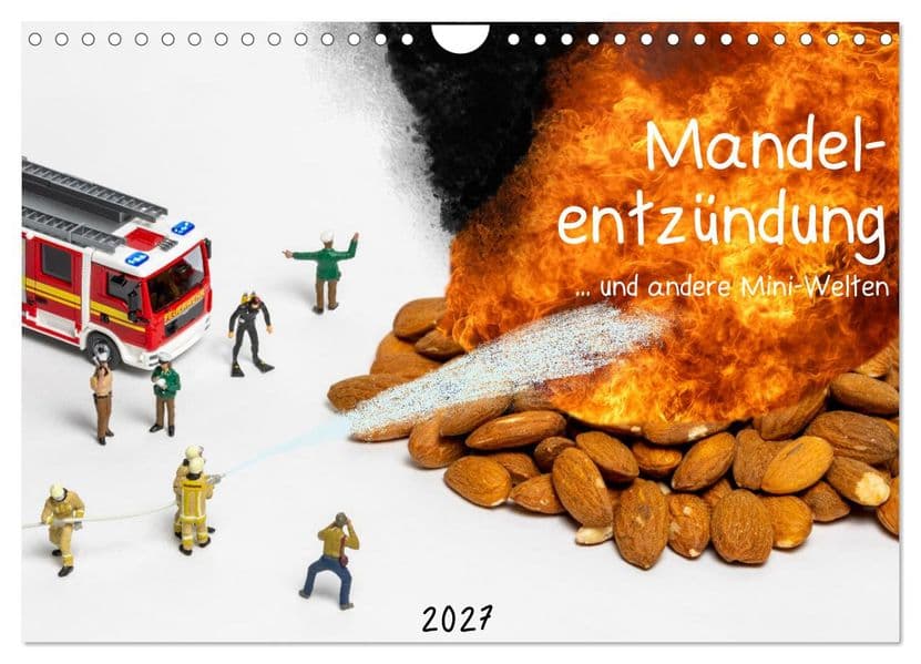 Mandelentzündung... und andere Mini-Welten (Wandkalender 2027 DIN A4 quer), CALVENDO Monatskalender