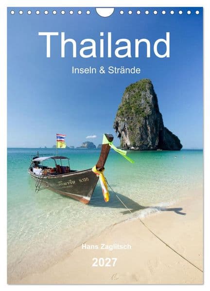 Thailand - Inseln und Strände (Wandkalender 2027 DIN A4 hoch), CALVENDO Monatskalender