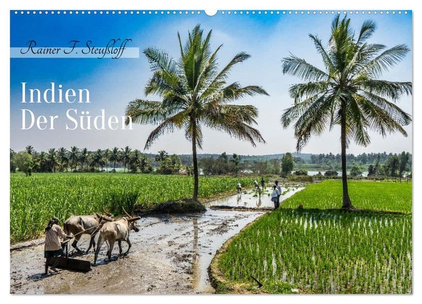 Indien - Der Süden (Wandkalender 2027 DIN A2 quer), CALVENDO Monatskalender