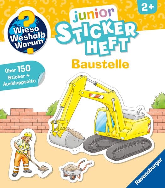 Wieso? Weshalb? Warum? junior Stickerheft - Baustelle