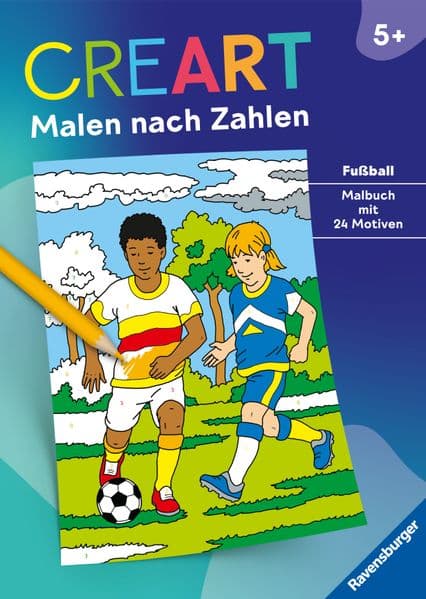 CreArt Malen nach Zahlen ab 5 - Fußball