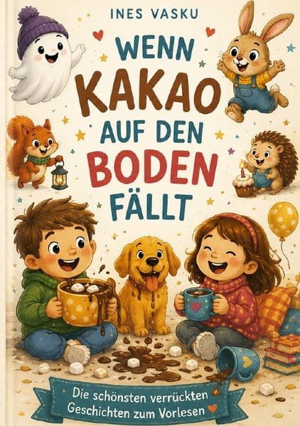 Wenn Kakao auf den Boden fällt