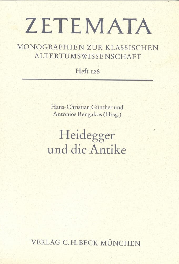 Heidegger und die Antike