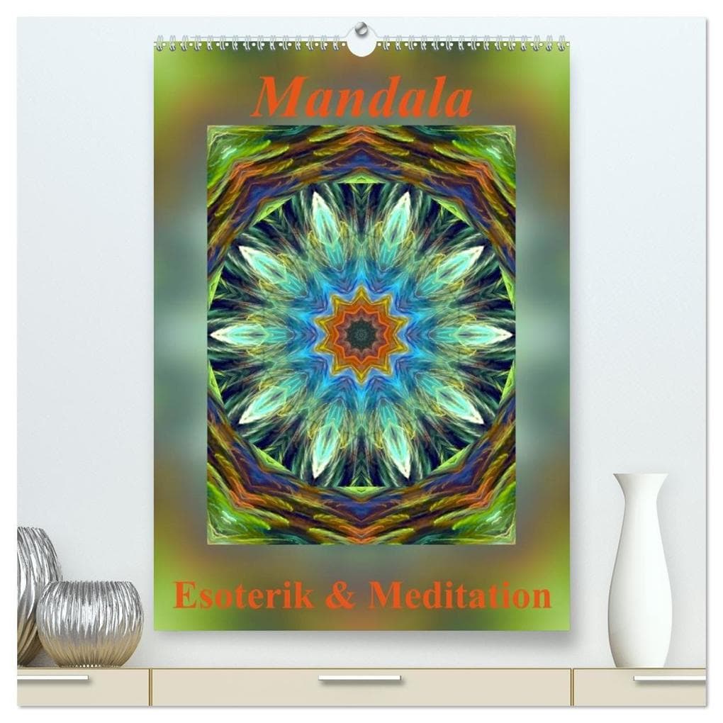 Mandala - Esoterik & Meditation (hochwertiger Premium Wandkalender 2027 DIN A2 hoch), Kunstdruck in Hochglanz