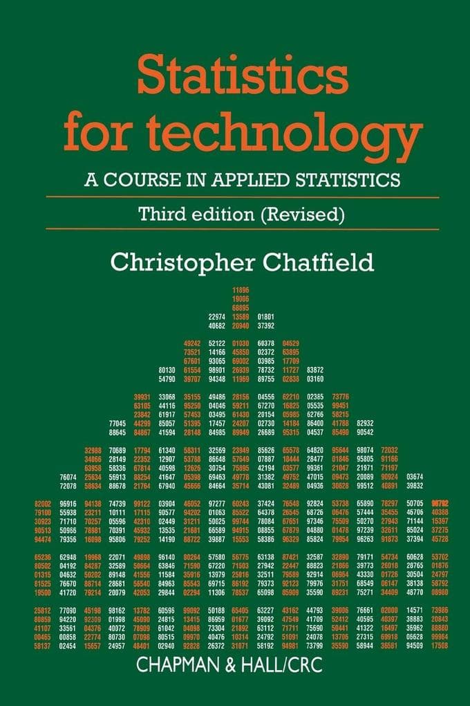Statistics for Technology