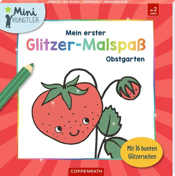 Mein erster Glitzer-Malspaß: Kleiner Obstgarten