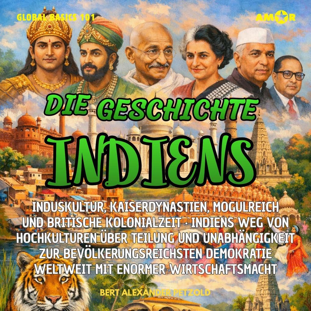Die Geschichte Indiens - Induskultur, Kaiserdynastien, Mogulreich und britische Kolonialzeit - Über Teilung und Unabhängigkeit zur bevölkerungsreichsten Demokratie